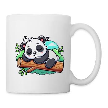 Panda endormi sur une branche - Mug blanc - blanc - Droite