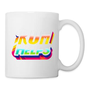 Rum Helps 9 - Tasse - Weiß - Rechts