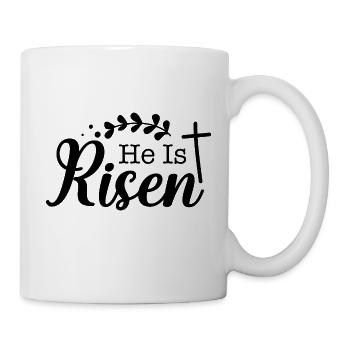 Il est ressuscité - Mug blanc - blanc - Droite