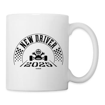 New Driver 2025 (Driving Licence / Black) - Mug - white - Right