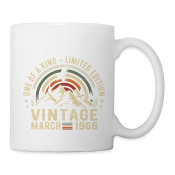 Born in March 1966 - Born in March 1966 - Mug - white - Right