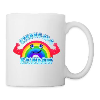 Strong as a Rainbow - Mug - white - Right
