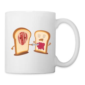 Toast Killer - Tasse - Weiß - Rechts