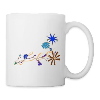 Leo – Magical Zodiac Signs and Flowers - Mug - white - Right