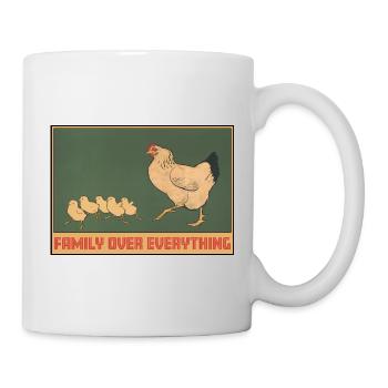Chicken Family - Family First Design - Mug - white - Right
