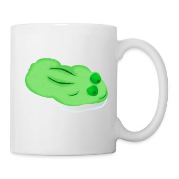Gummifrosch comic - Tasse - Weiß - Rechts