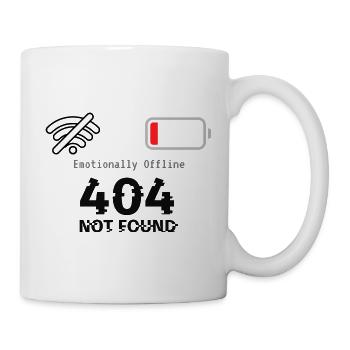 Emotionally Offline - Tasse - Weiß - Rechts