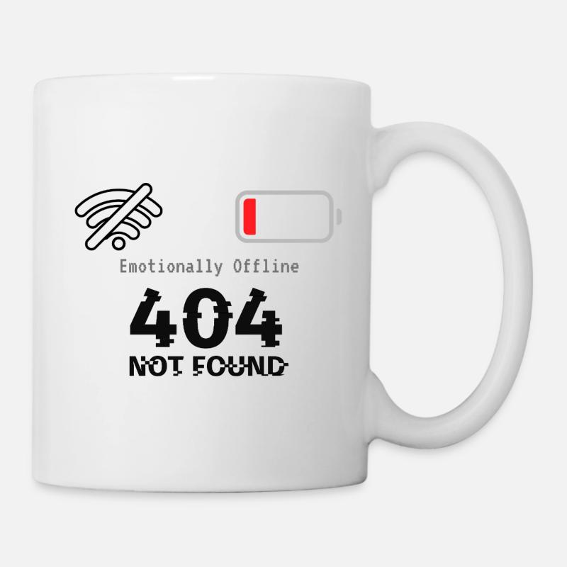 Emotionally Offline - Tasse - Weiß