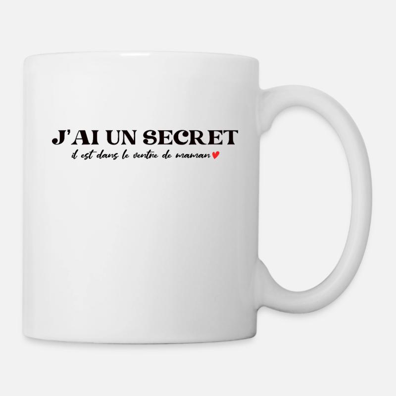 Secret Child Future Große Schwester/Bruder 2025 - Tasse - Weiß