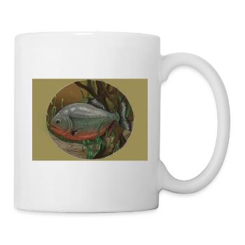 Piranha - Tasse - Weiß - Rechts