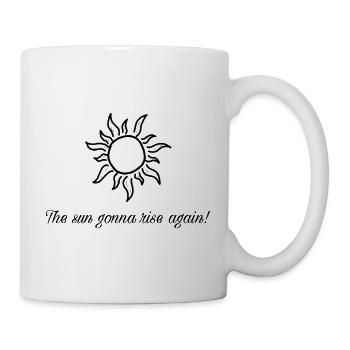 De la lumière dans l’obscurité - Mug blanc - blanc - Droite