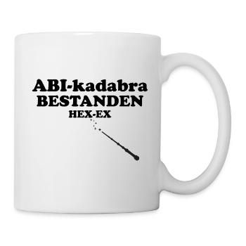 Abi kadabra - Tasse - Weiß - Rechts