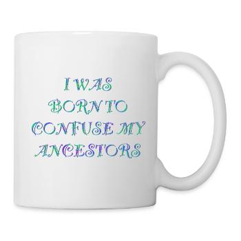 Confused Ancestors - Mug - white - Right