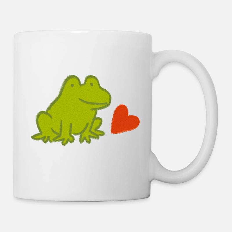Mutfrosch 1 - Tasse - Weiß