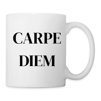 Carpe Diem – Classic Latin Quote - Mug - white - Right