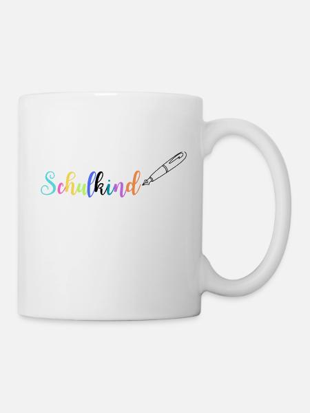 Schulkind - Tasse - Weiß