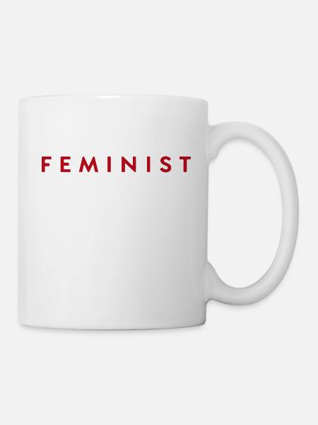 Feministin Feminismuns - Tasse - Weiß