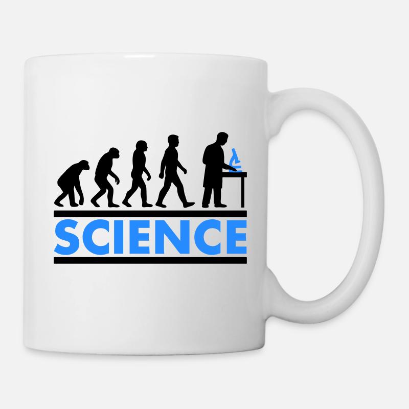 Wissenschaft Evolution - Tasse - Weiß