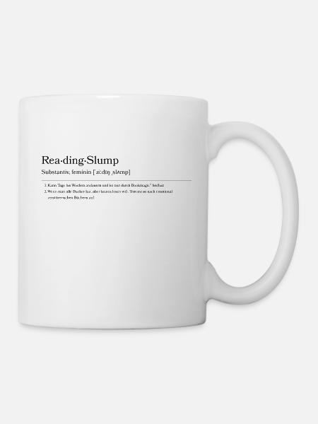 Readingslump - Tasse - Weiß