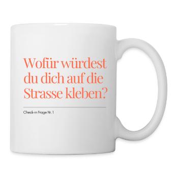 Check-in Question No. 1 - Mug - white - Right