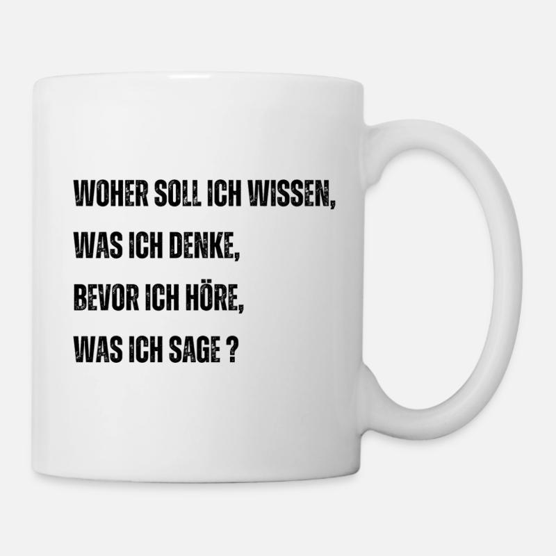 Life clichés questioned - Mug - white