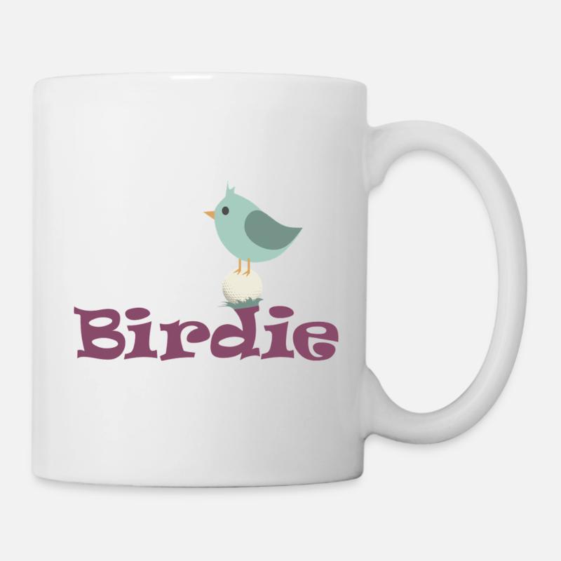 Golf-Birdie - Tasse - Weiß