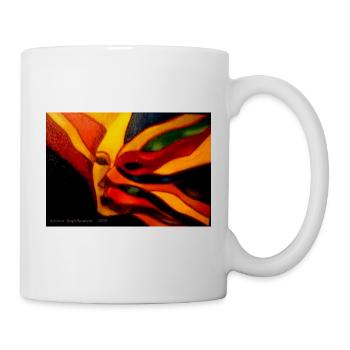 Traum von extravaganten Farben - Tasse - Weiß - Rechts