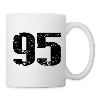 95 Number Leotard - Mug - white - Right