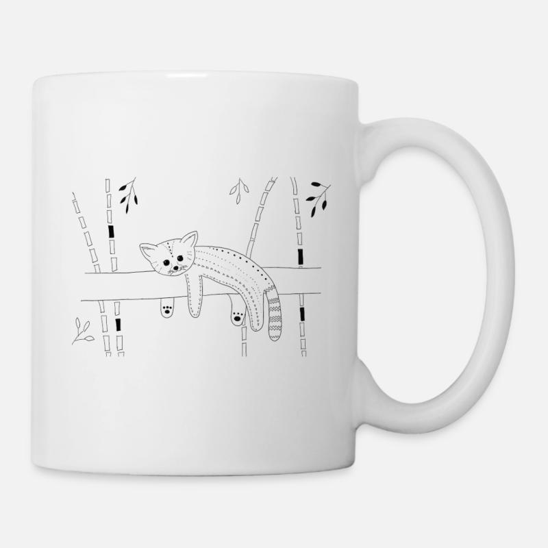red panda - Mug - white