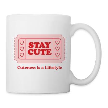 Playful Heart Ticket Design - Mug - white - Right