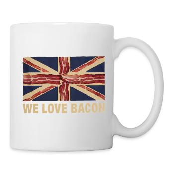 We Love Bacon UK Meme - Mug - white - Right