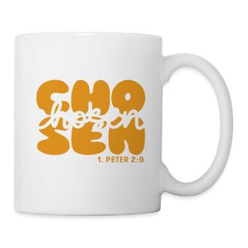 Verset biblique choisi 1 Pierre Jésus Foi Chrétienne - Mug blanc - blanc - Droite