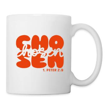 Inspirierend Bibelvers Chosen Jesus Glaube Christ - Tasse - Weiß - Rechts