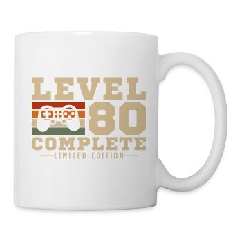 Level 80 Complete 80th Anniversary Gift - Mug - white - Right