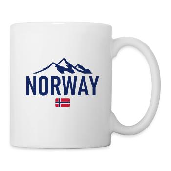 Norway - Norge - Norway - Flag - Scandinavia - Mug - white - Right