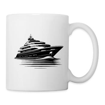Croisière de luxe Rêves Vagues, Vent et Merveille - Mug blanc - blanc - Droite