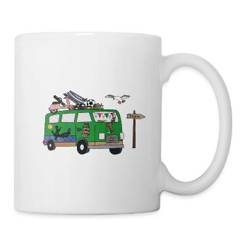 La_Dolce Vanlife Camper Italia - Mug - white - Right