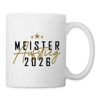 Meister 2026 - Tasse - Weiß - Rechts