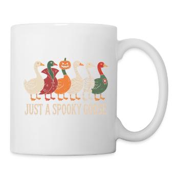 Just A Spooky Goose Halloween Vibes - Mug - white - Right