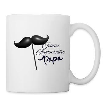 Alles Gute zum Geburtstag, Papa - Tasse - Weiß - Rechts