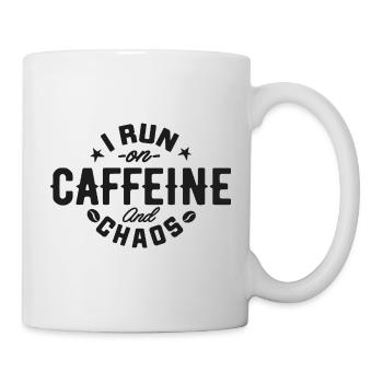 Kaffein-Verlobung Motiv Gestaltung - Tasse - Weiß - Rechts