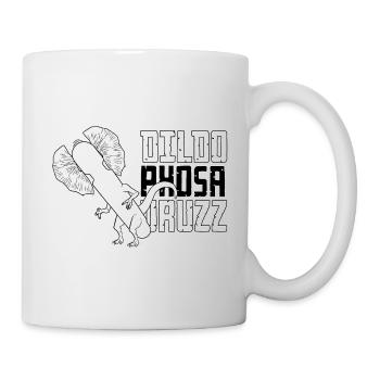 Ironisches Dinosaurier T-Shirt Junggesellenabschied - Tasse - Weiß - Rechts