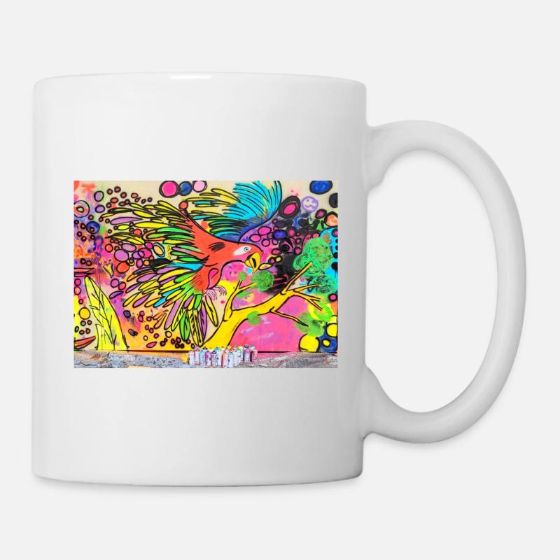 Colorful parrot - Mug - white
