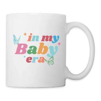In My Baby Era – Bunt & Verspielt - Tasse - Weiß - Rechts