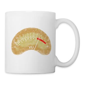 Analog VU Meter - Mug - white - Right