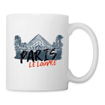 Design Inspiration Louvre Pyramid Paris - Mug - white - Right