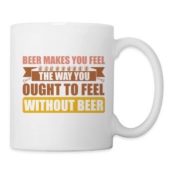 Beer Feelings - Tasse - Weiß - Rechts