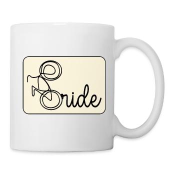 WEDDING CYCLING BIKE BRIDE HEN PARTY - Mug - white - Right