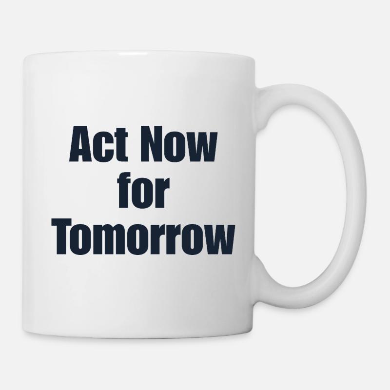 Motif d’action pour demain - Mug blanc - blanc