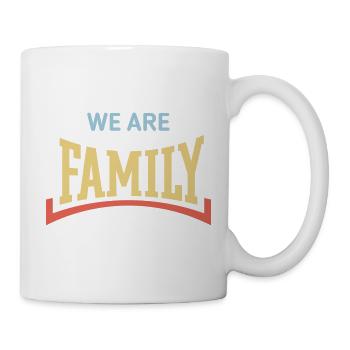 Nous sommes une famille (Famille / Parents / Concave / 3C) - Mug blanc - blanc - Droite